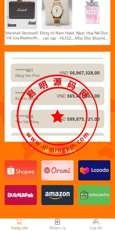 新版越南抢单刷单系统/手动派单/前端Vue